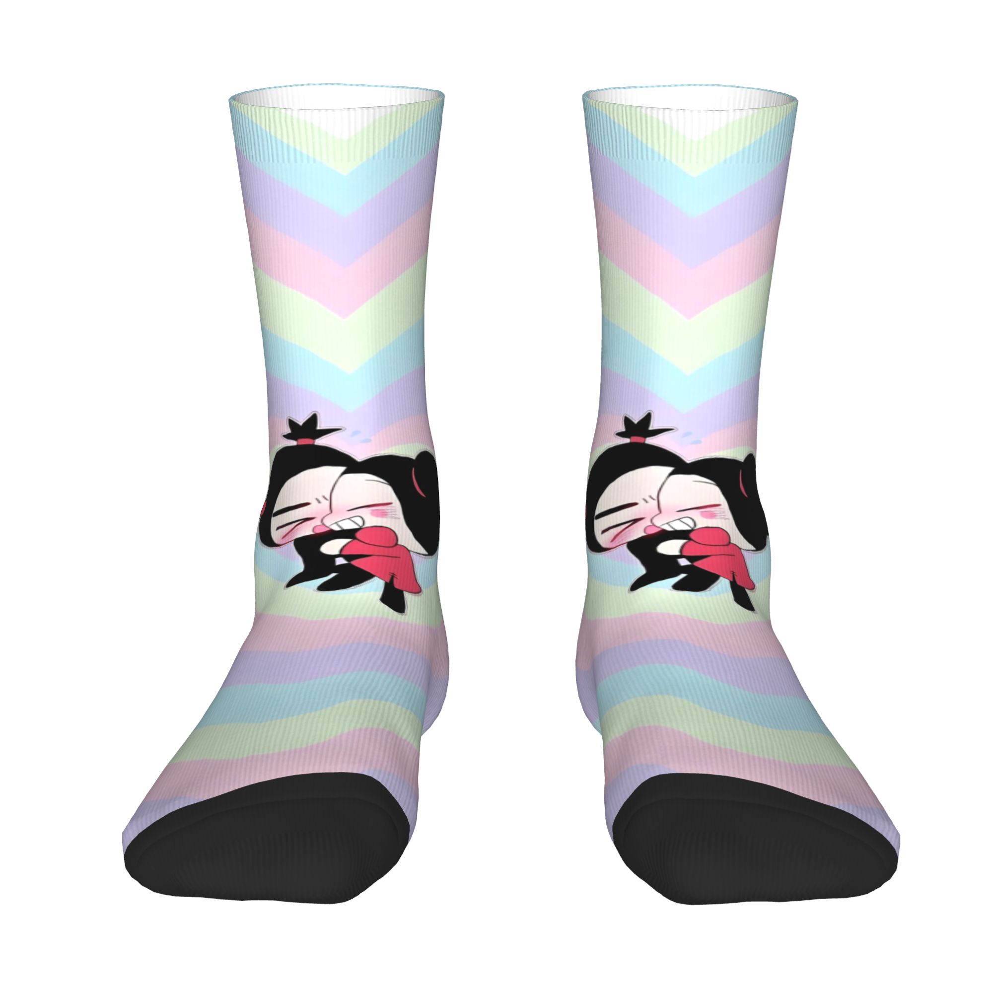 Dress Sock Men - Kaos Kaki Pria Motif Kartun P-Pucca