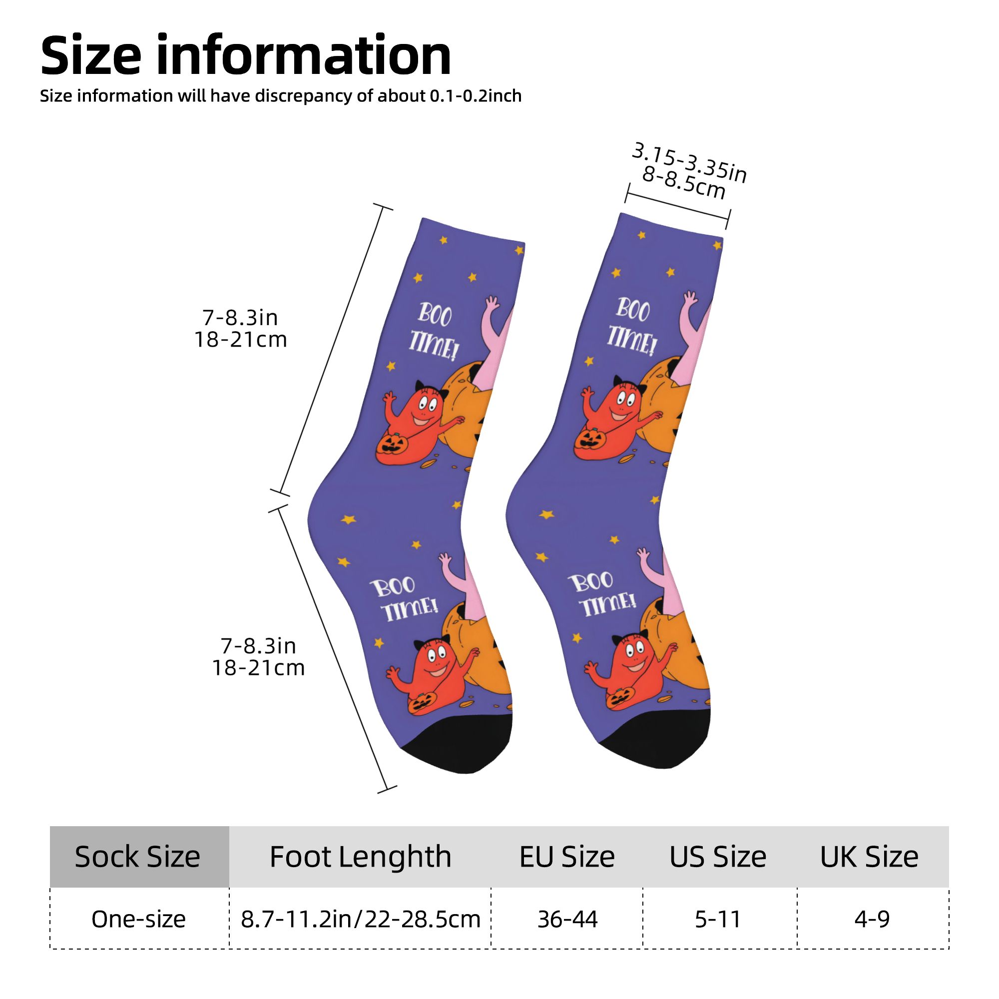 Kaos Kaki Lucu Kartun Barbapap - Dress Sock Men ulasan dan harga