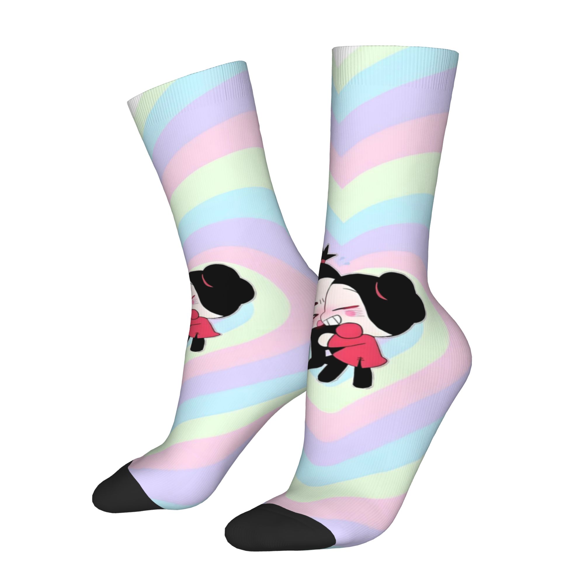 Kaos Kaki Pria Motif Kartun P- - Dress Sock Men ulasan dan harga