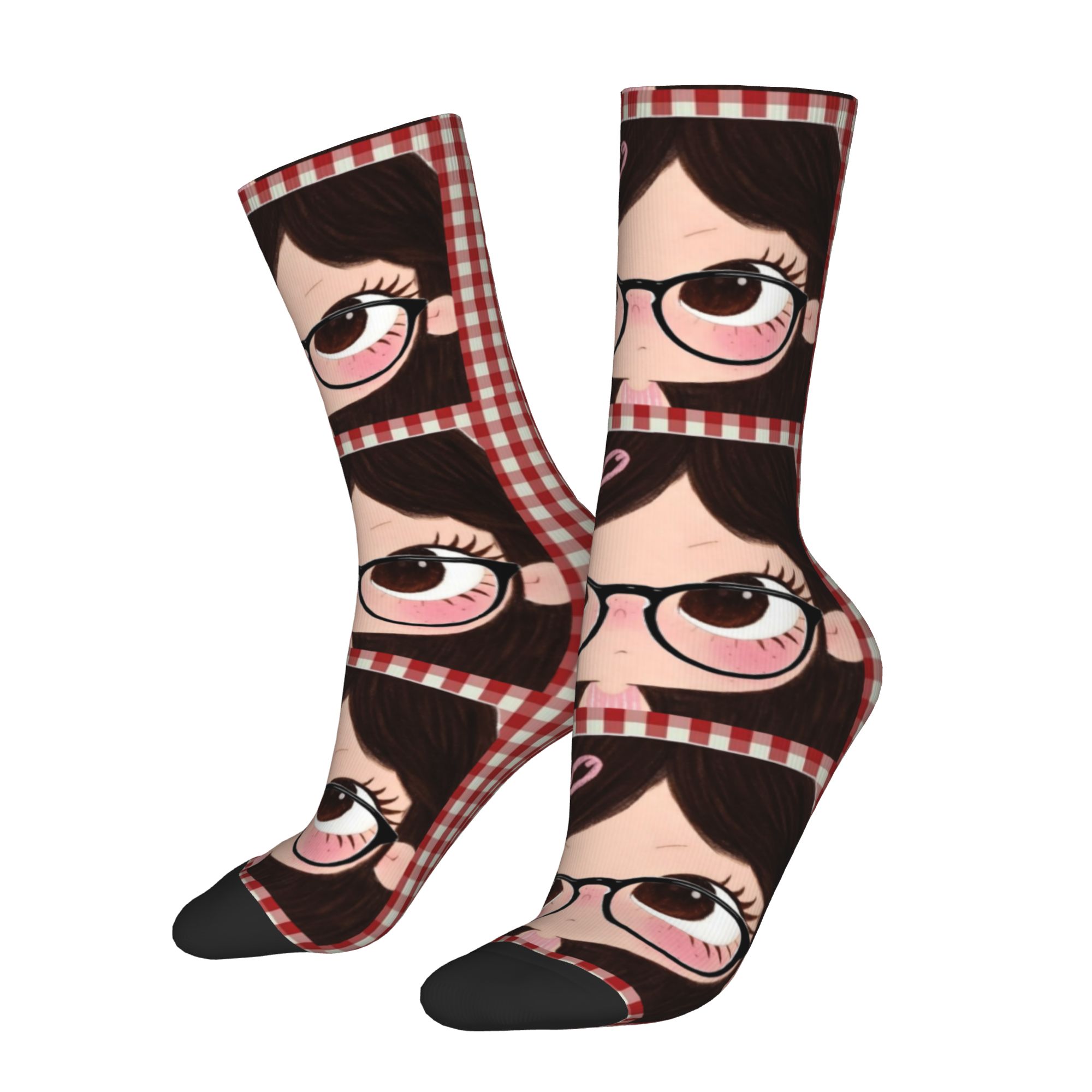 Kaos Kaki Komik Gadis Mata Bes - Dress Sock Men ulasan dan harga